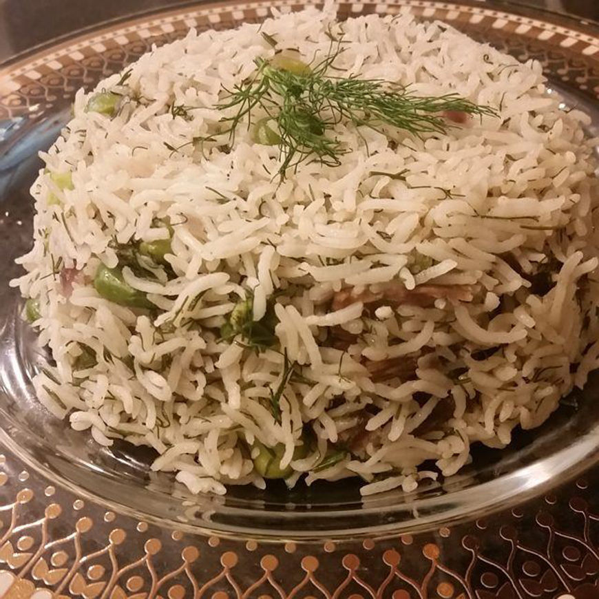 Picture of رز بالشبت و الفول الاخضر