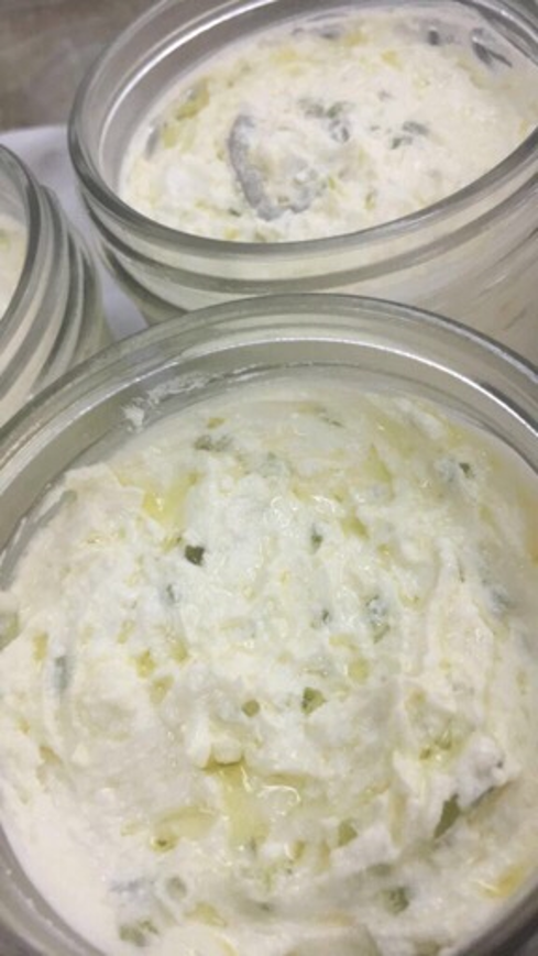 Picture of Different kinds of fresh cheese mix 
