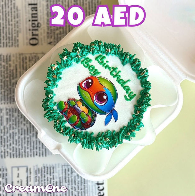 Picture of Ninja Turtle Cake Piece