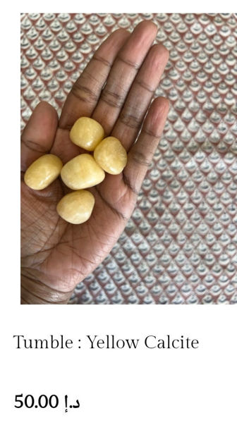 Picture of Tumble : Yellow Calcite