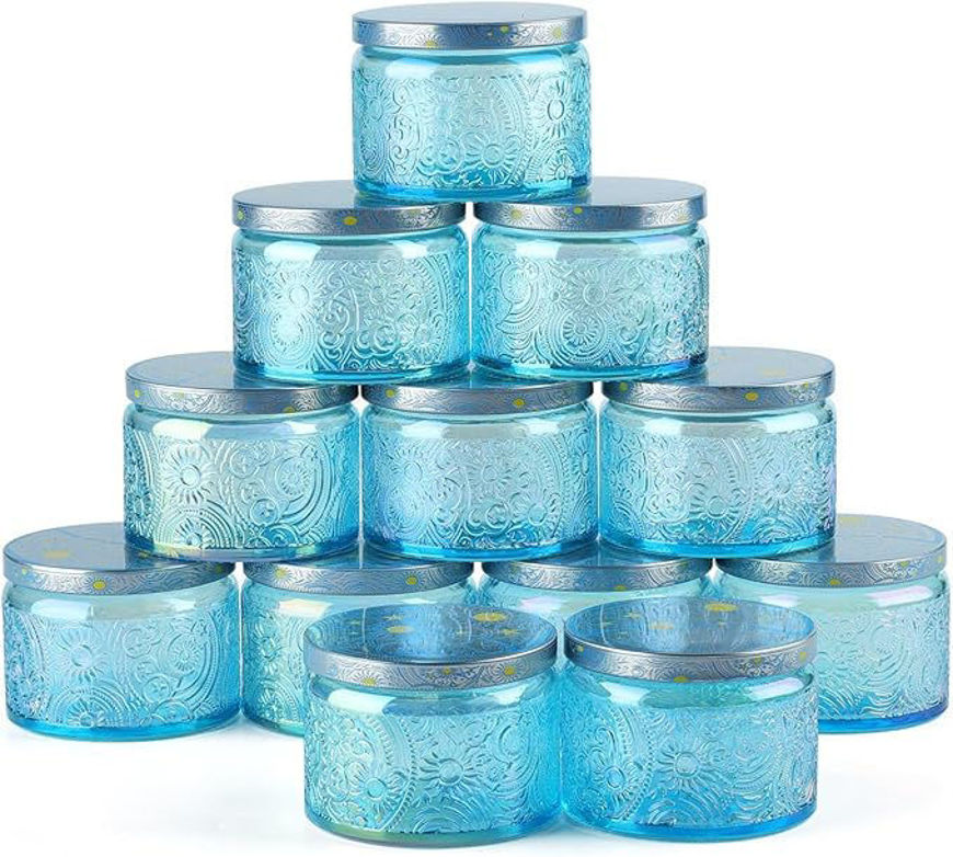 Picture of 12 pieces of candle containers