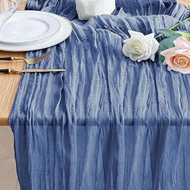 Picture of Blue cloth tablecloth
