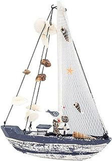 Picture of Wooden boat design wall décor