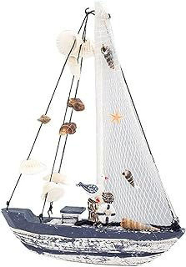Picture of Wooden boat design wall décor