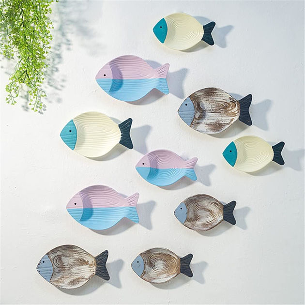 Picture of  Wooden wall décor in the shape of a sea fish