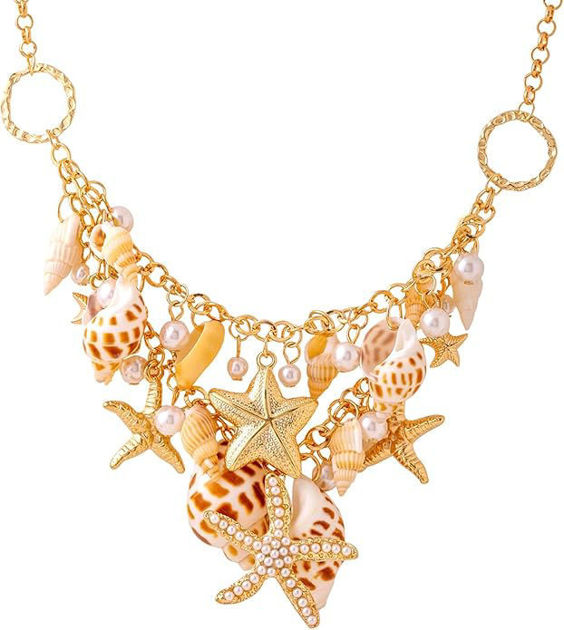 Picture of Starfish alloy necklace