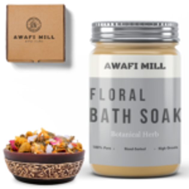 Picture of Floral Bath Soak | Lavender, Rose, Chamomile, Calendula, Bath Saltwer -50gm