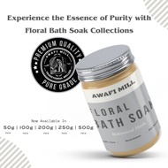 Picture of Floral Bath Soak | Lavender, Rose, Chamomile, Calendula, Bath Saltwer -50gm