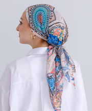 Picture of Printed Cotton Square Scarf2
