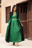Picture of Elegant heritage satin mukhiras for occasions 