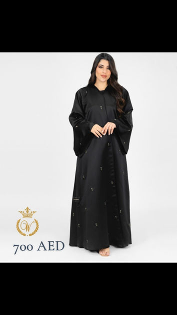 Picture of Crystal studded abaya