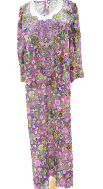 Picture of A hairy galabiya decorated with colorful threads