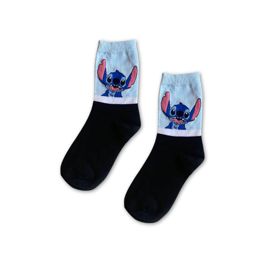 Picture of سوكس أب غرزة أسود وأزرق وأسود