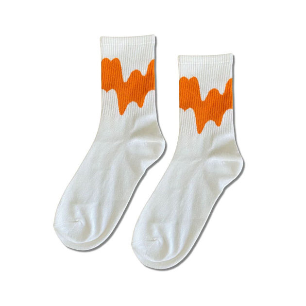 Picture of SOCKSUP.AE برتقالي متموج