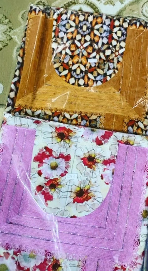 Picture of Soft cotton pieces with embroidery 