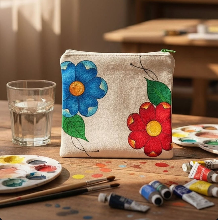 Picture of Cloth Bauch with Drawing 