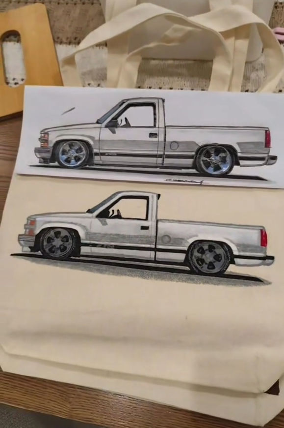 Picture of Multi-purpose bag with a drawing