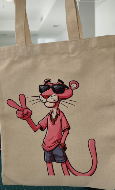 Picture of Multi-purpose bag with a cartoon person drawing