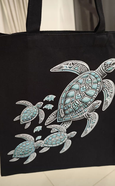 Picture of Multi-purpose bag with sea drawing