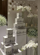 Picture of Perfume distributions with the name of the baby 