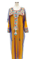 Picture of A dress and a kandora embroidered with a tulla
