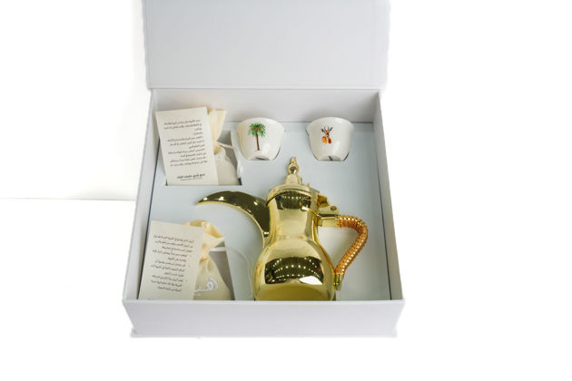 Picture of Golden Porcelain Coffee Box