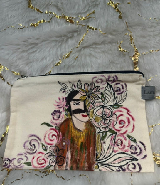 Picture of Hand Painting Clipper Portrait of Emirati Woman