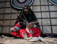 Picture of Live demonstration of wicker craft