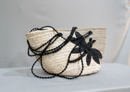 Picture of A beach bag decorated with butterfly