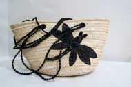 Picture of A beach bag decorated with butterfly