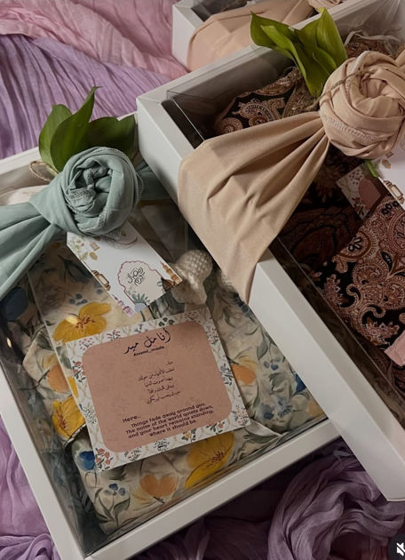 Picture of A gift of a prayer scarf for mother and daughter