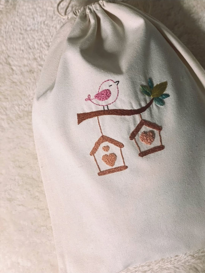 Picture of Embroidery bag 2 birds