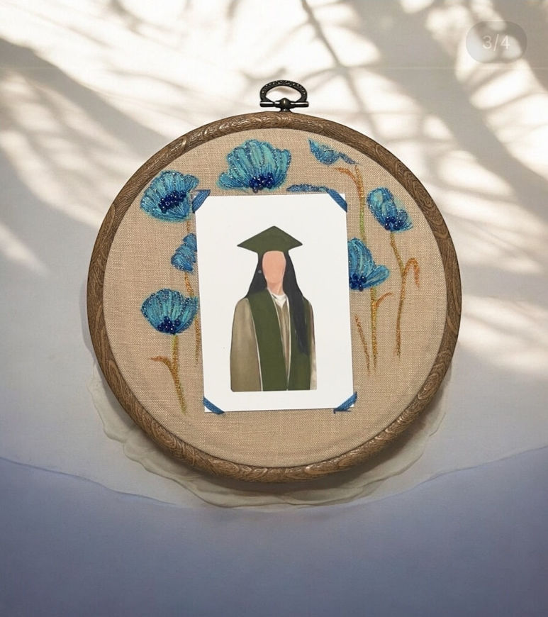 Picture of Graduation photo painting