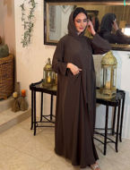 Picture of Abaya for events chiffon and you can work a full hand with the Sheila