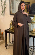 Picture of Abaya for events chiffon and you can work a full hand with the Sheila