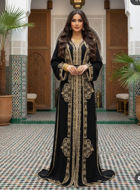 Picture of Modern black and gold scraping  