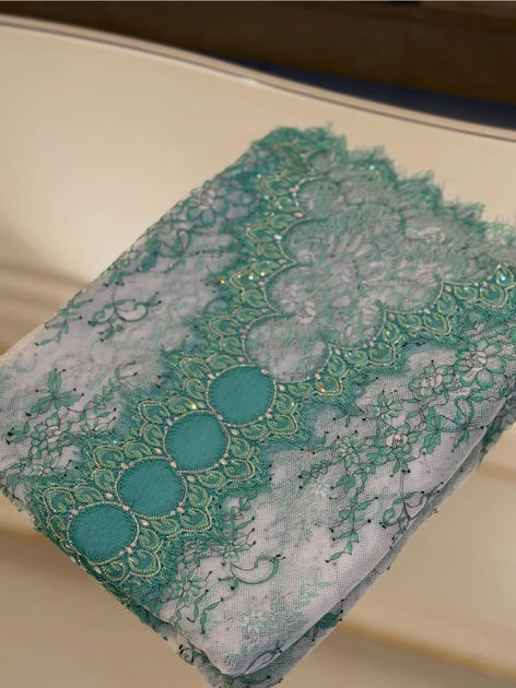 Picture of Green lace galabia