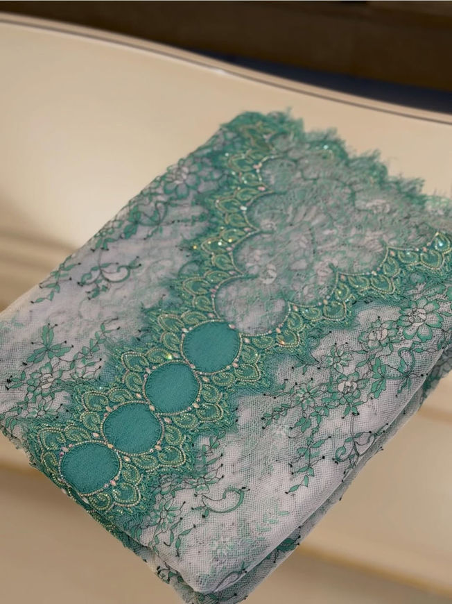 Picture of Green lace galabia
