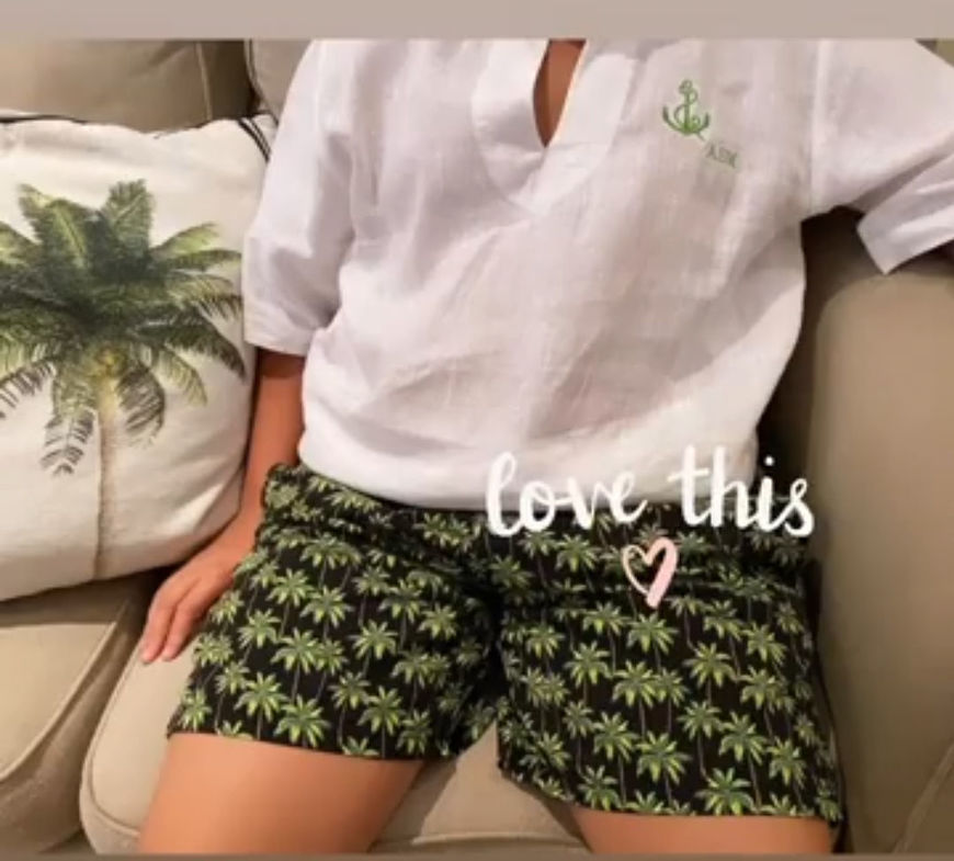 Picture of Swimmer Shorts Palm Tree Picture