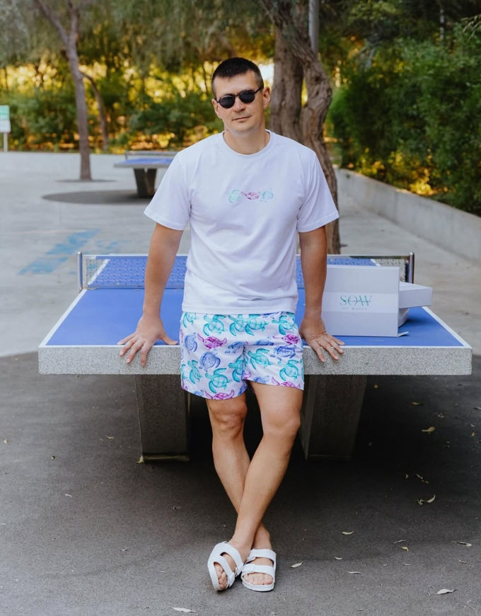 Picture of Turtle Picture Swim Shorts 