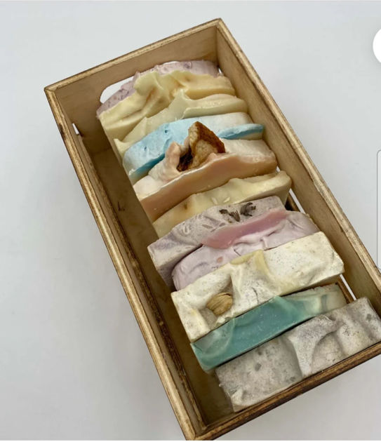Picture of Natural Handmade Soap Sampler Box