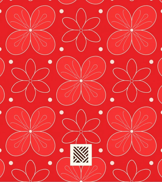 Picture of Red soft cotton pieces 
