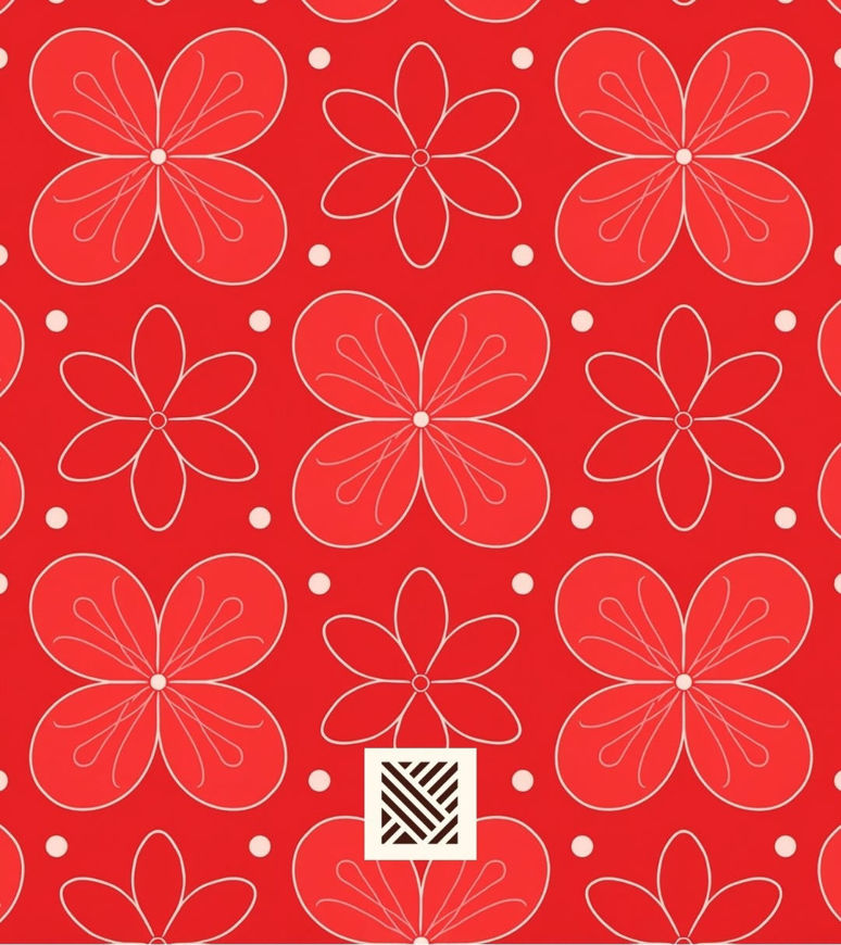 Picture of Red soft cotton pieces 