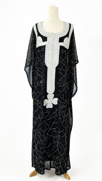 Picture of Royal Black Balloon Gown and Condora