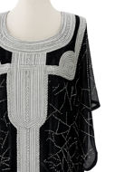 Picture of Royal Black Balloon Gown and Condora