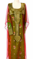 Picture of A unique tear dress and condora  