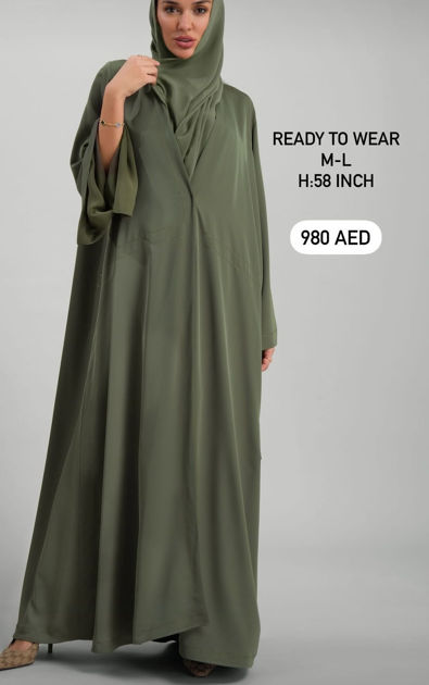 Picture of Abaya for Crepe Occasions with Sheila