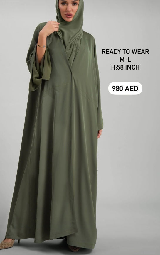 Picture of Abaya for Crepe Occasions with Sheila