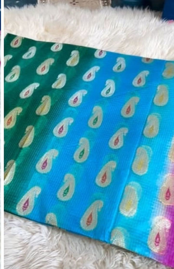 Picture of Silk with buttons Cashew