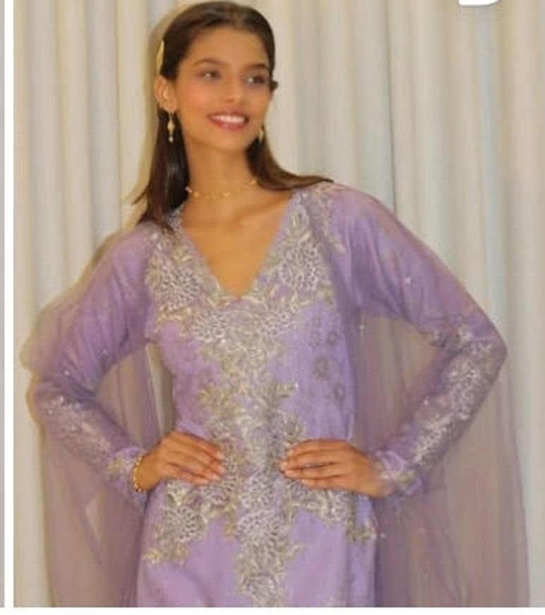Picture of Purple Emirati Dress